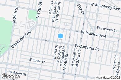 Map image of the property - 2910 N Taylor St