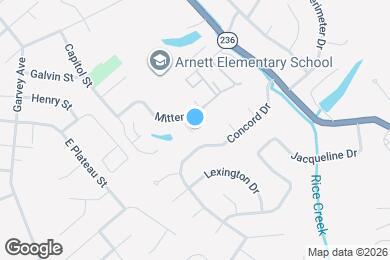 Map image of the property - 3583 Mitten Dr