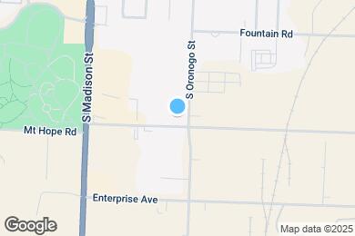 Map image of the property - Peachtree Apartments