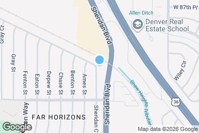 Map image of the property - 8596 Sheridan Ct