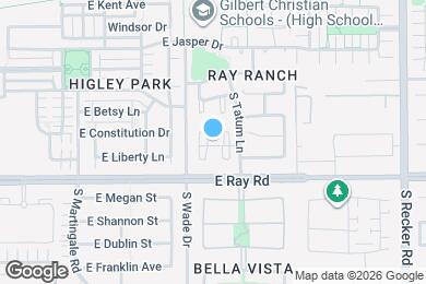 Map image of the property - 3648 E Constitution Dr