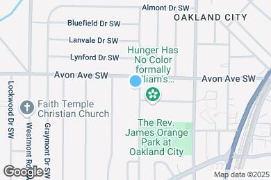Map image of the property - 1221 Epworth St SW