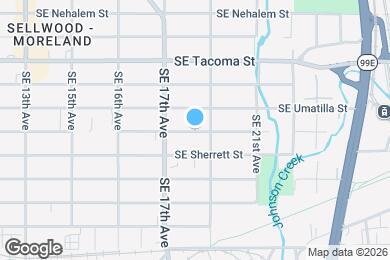 Map image of the property - 1815 SE Harney St