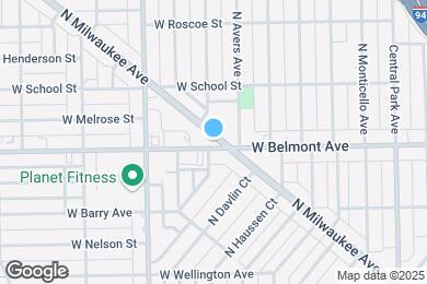 Map image of the property - 3906 W Belmont Ave