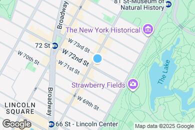 Map image of the property - 49 W 72nd St