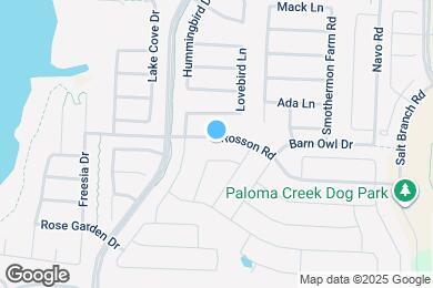 Map image of the property - 1504 Rosson Rd