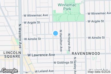 Map image of the property - 4901 N Leavitt St
