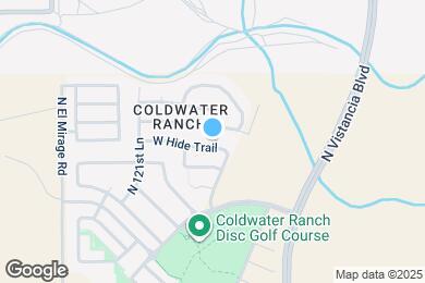 Map image of the property - 12034 W Hide Trail