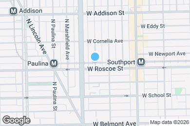 Map image of the property - 3418 N Bosworth Ave