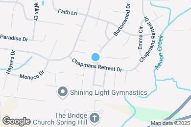 Map image of the property - 1315 Chapmans Retreat Dr