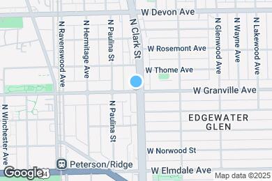 Map image of the property - 1600 W Granville Ave