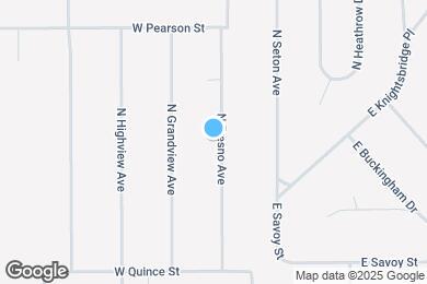 Map image of the property - 320 N Fresno Ave