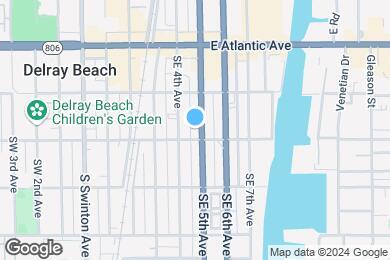 Map image of the property - Caspian Delray Beach