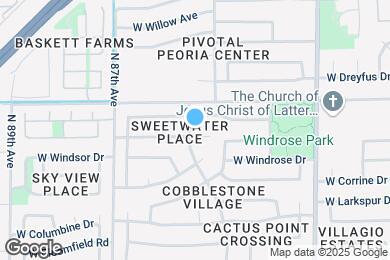 Map image of the property - 8460 W Aster Dr