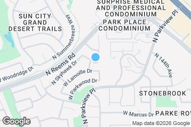 Map image of the property - 14711 W Ely Dr