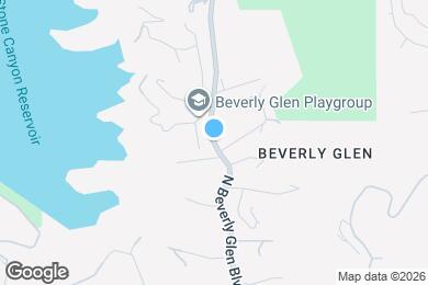 Map image of the property - 2122 N Beverly Glen Blvd