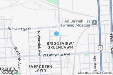 Map image of the property - 2301 Riggs Ave