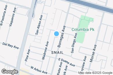 Map image of the property - 674 Manzanita Ave