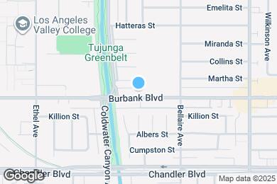 Map image of the property - 12807-13 Burbank Blvd