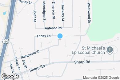 Map image of the property - 406 Trinity Ln