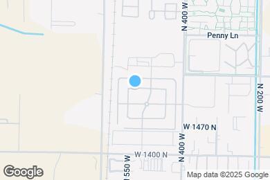 Map image of the property - 520 W 1570 N
