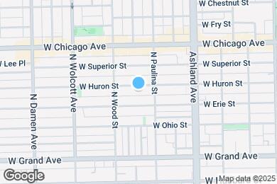 Map image of the property - 1723 W Huron St