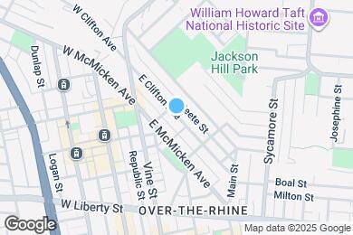 Map image of the property - 107 E Clifton Ave