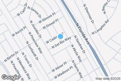 Map image of the property - 9416 N Del Rio Way