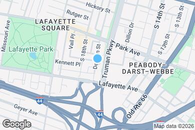 Map image of the property - 1626 Carroll St