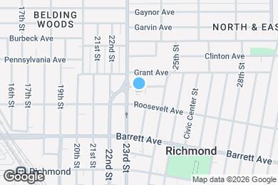 Map image of the property - 2316 Brooks Ave