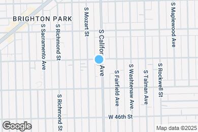Map image of the property - 4410 S California Ave