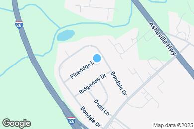 Map image of the property - 301 Pineridge Dr