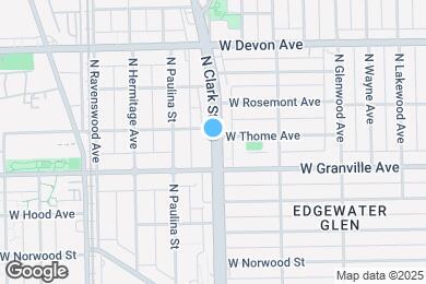 Map image of the property - 6226 N Clark St