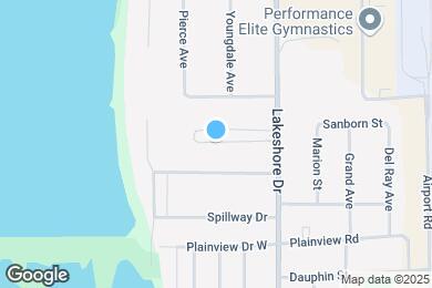 Map image of the property - 2807 Lakeshore Dr