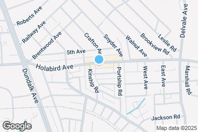 Map image of the property - 6903 Holabird Ave
