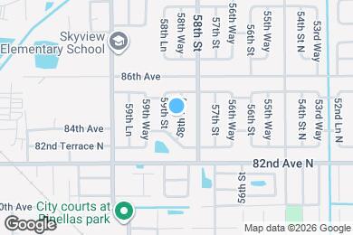 Map image of the property - 8404 58th Way