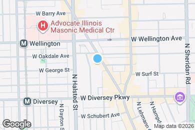 Map image of the property - 2894 N Clark St