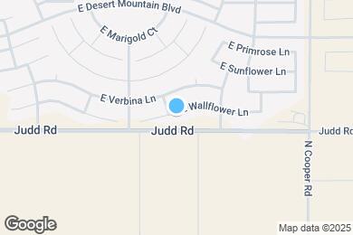 Map image of the property - 11197 E Wallflower Ln