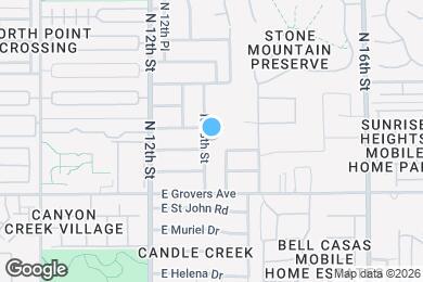 Map image of the property - 17847 N 13th St