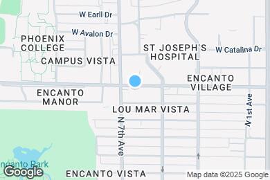 Map image of the property - 535 W Thomas Rd