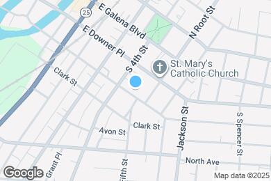 Map image of the property - 426 E Benton St