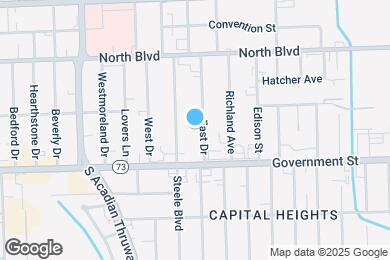Map image of the property - 352 East Dr