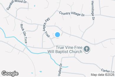 Map image of the property - 611 Glen Valley Cir