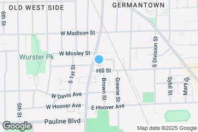 Map image of the property - 109 Hill St
