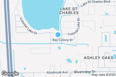 Map image of the property - 9710 Bay Colony Dr
