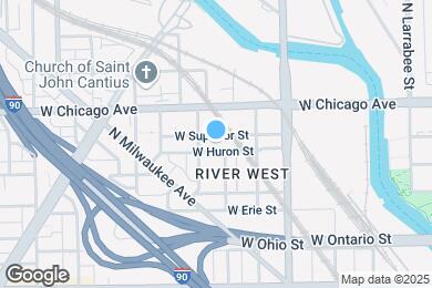 Map image of the property - 910 W Huron St