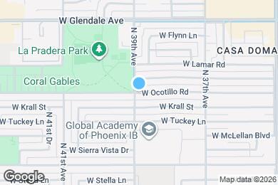Map image of the property - 3890 W Ocotillo Rd