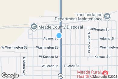 Map image of the property - 517 N Fowler St