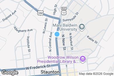 Map image of the property - 401 N Augusta St