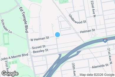 Map image of the property - 2521 W Heiman St